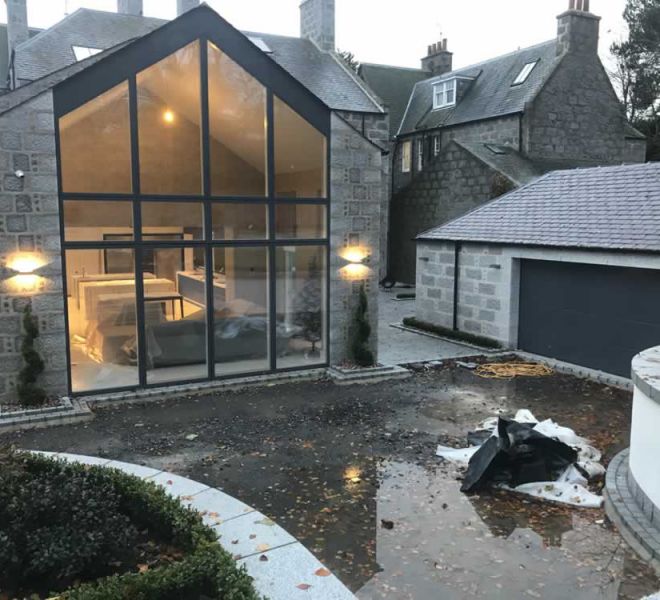 Granite house Extension and build