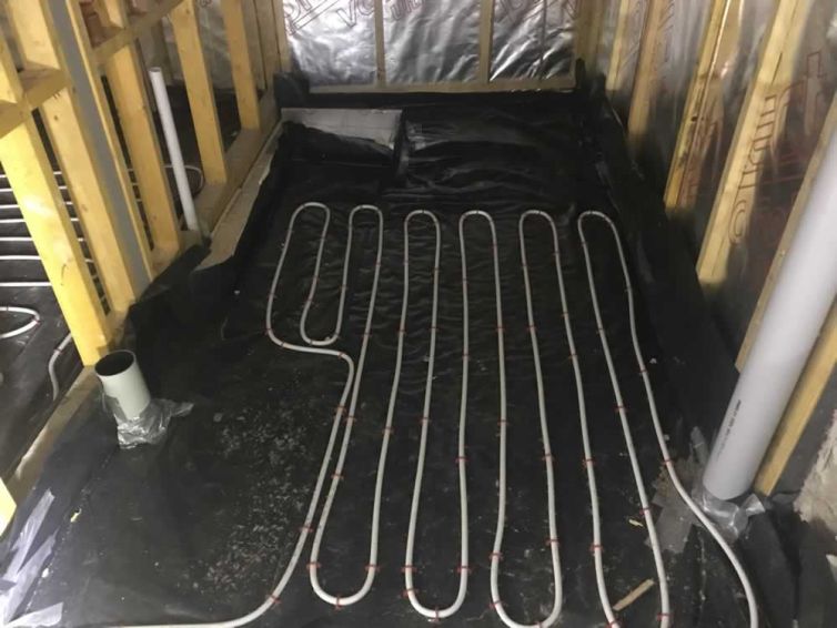 under floor heating