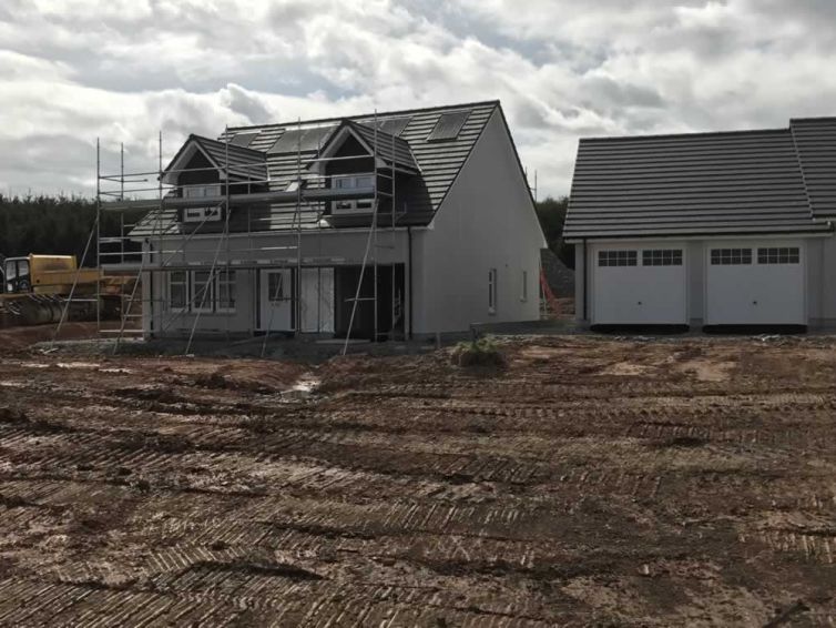 New build houses by CMJ Aberdeen