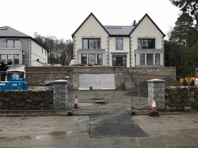 New build houses by CMJ Aberdeen
