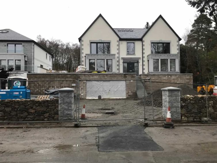 New build houses by CMJ Aberdeen