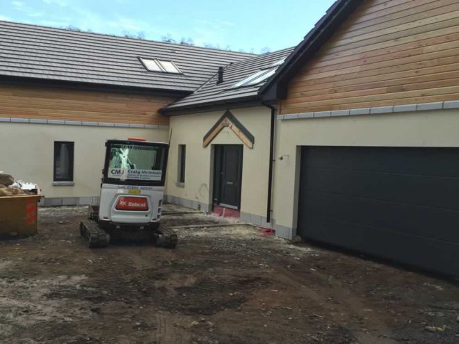 New build houses by CMJ Aberdeen