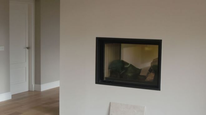 Hole in wall fire