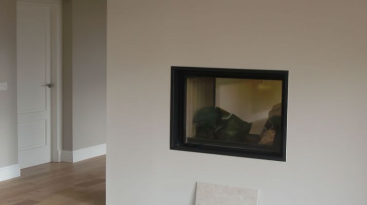 Hole in wall fire