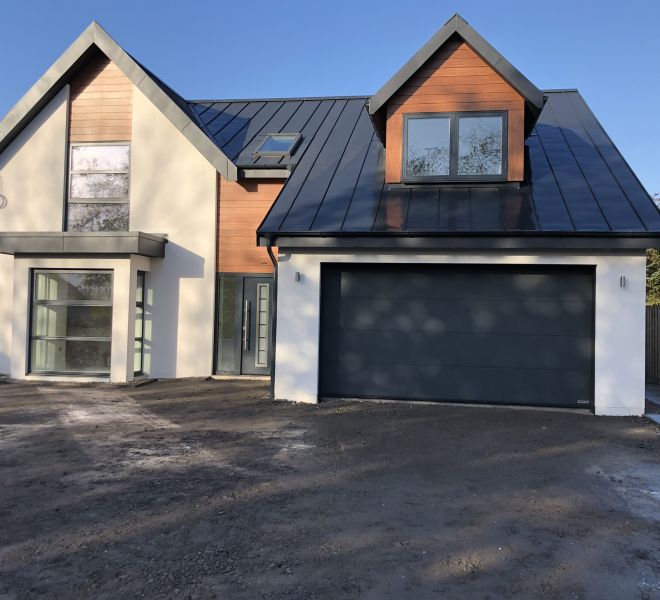 New build housing development by CMJ Aberdeen