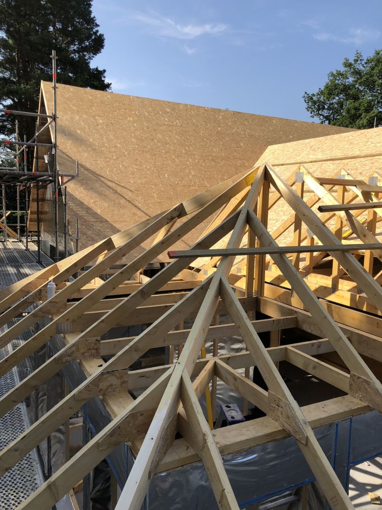 Pirch roof extension