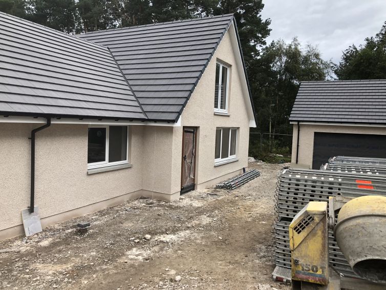 New build housing development by CMJ Aberdeen