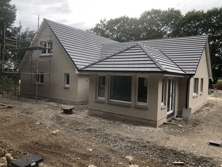 New build housing development by CMJ Aberdeen