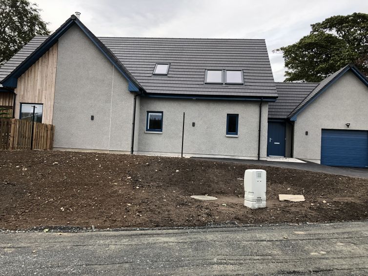 new build housing development by CMJ Aberdeen