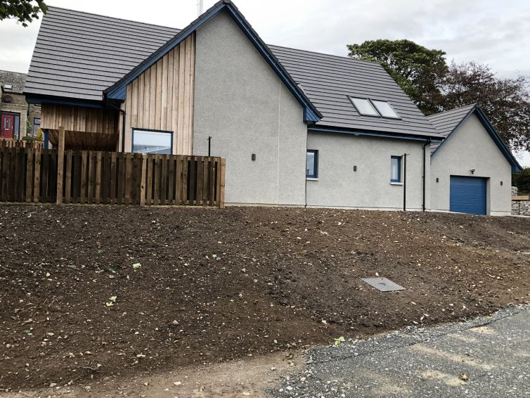 new build housing development by CMJ Aberdeen