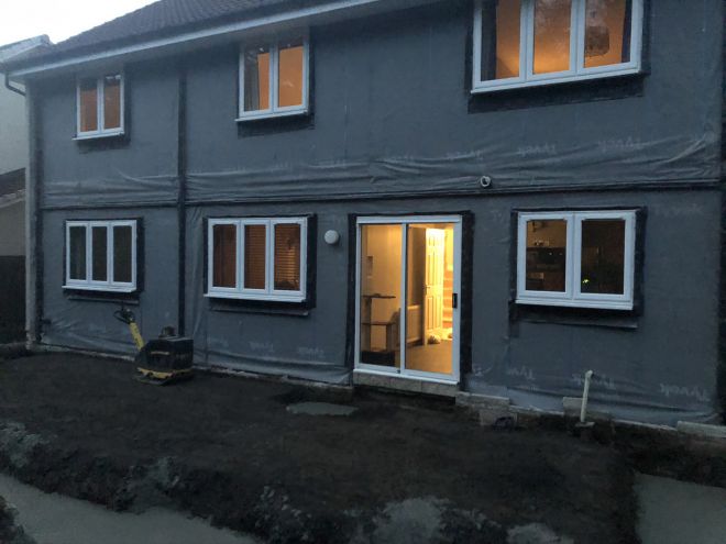 New build housing development by CMJ Aberdeen