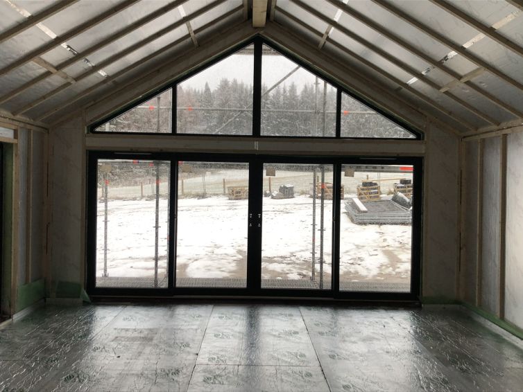 Pitch roof extension