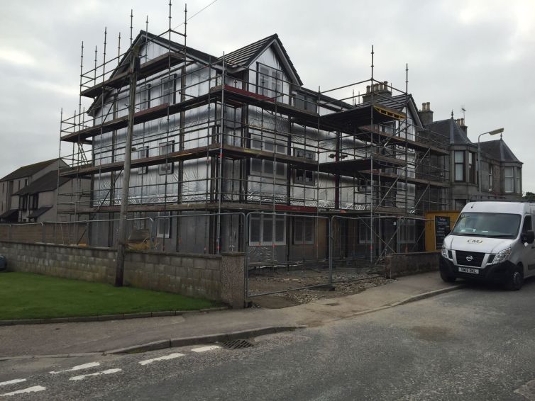 New build houses by CMJ Aberdeen