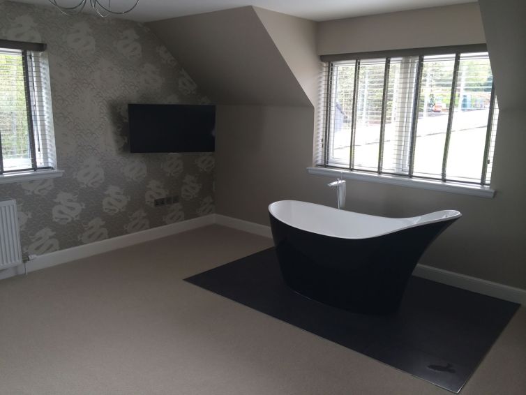 bath in bedroom