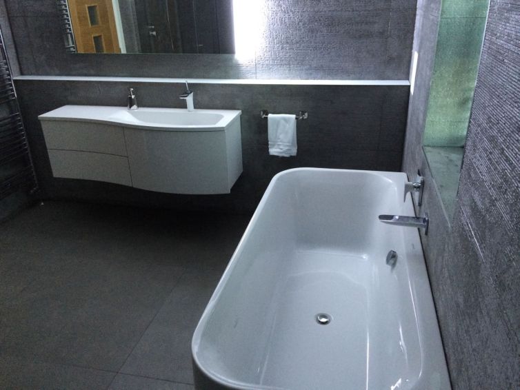 Tiled bathroom