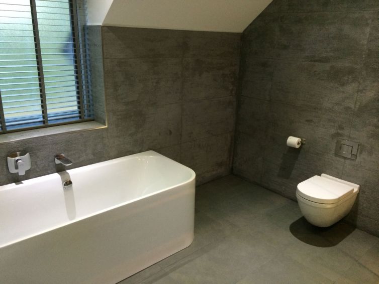 Tiled bathrrom