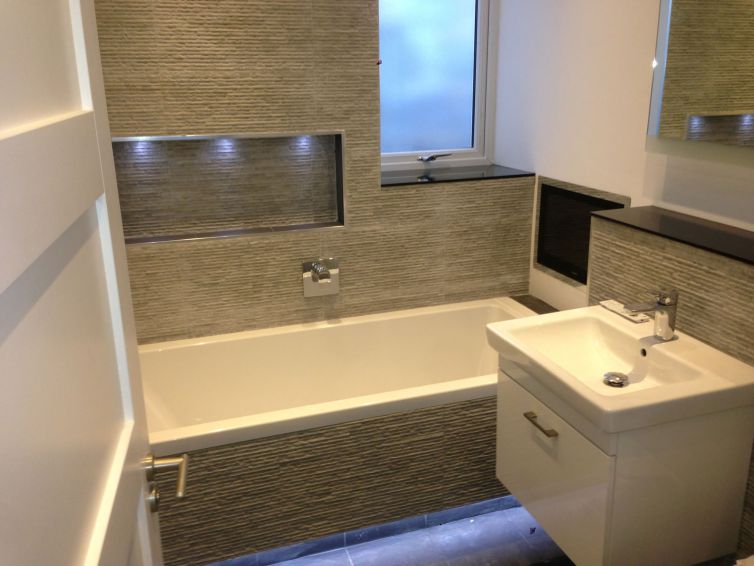 Tiled bathroom