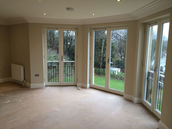 Pation doors in extension