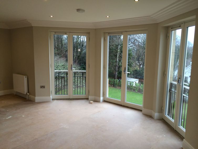 Pation doors in extension