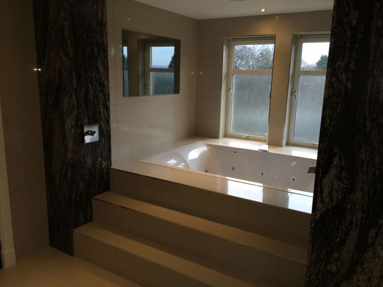 sunken bath