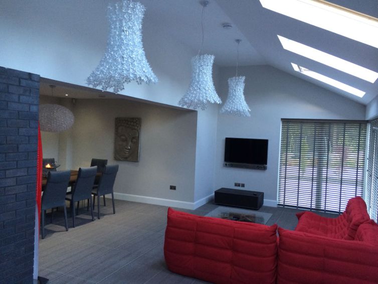 Dining room and extension