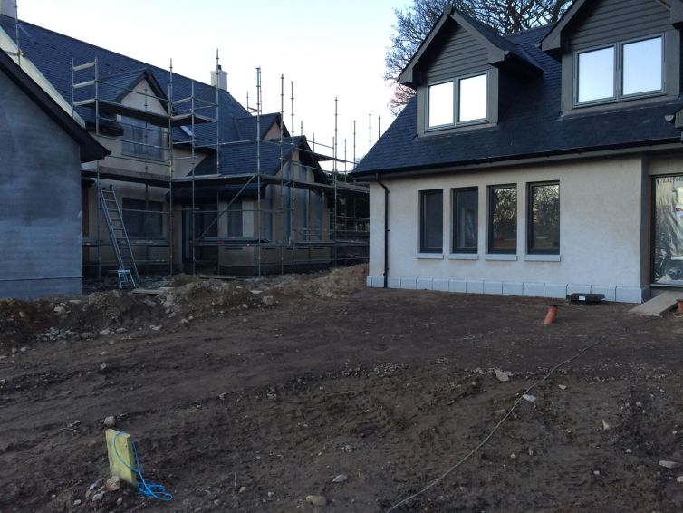 New build houses by CMJ Aberdeen