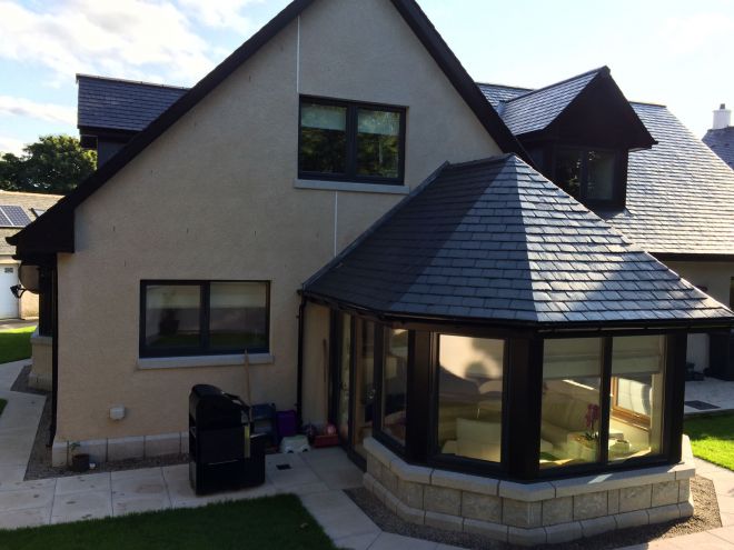 New build houses by CMJ Aberdeen