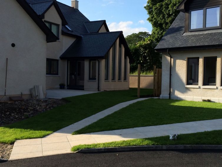 New build houses by CMJ Aberdeen